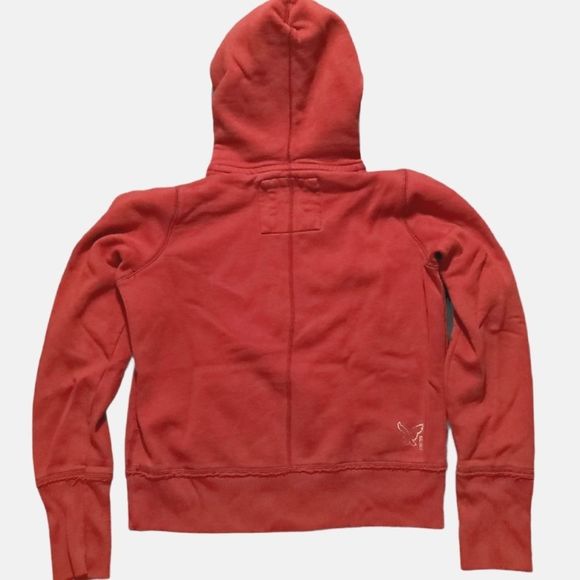 American Eagle hoodie, sweatshirt, red, size medium - Picture 2 of 12